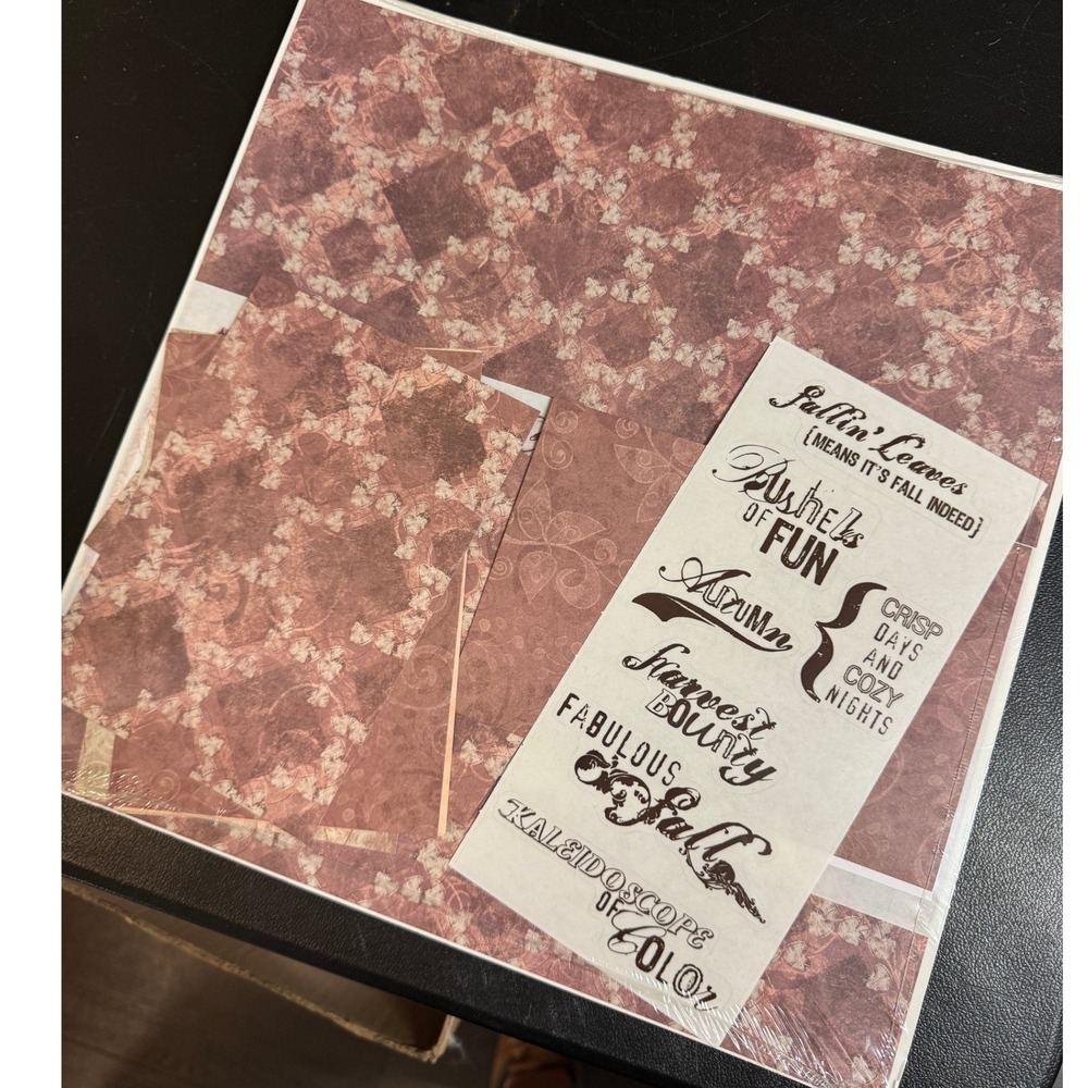 Creative Memories Power Palette Pastel Autumn Additions 12x12 Scrapbook Kit NEW - Picture 4 of 4